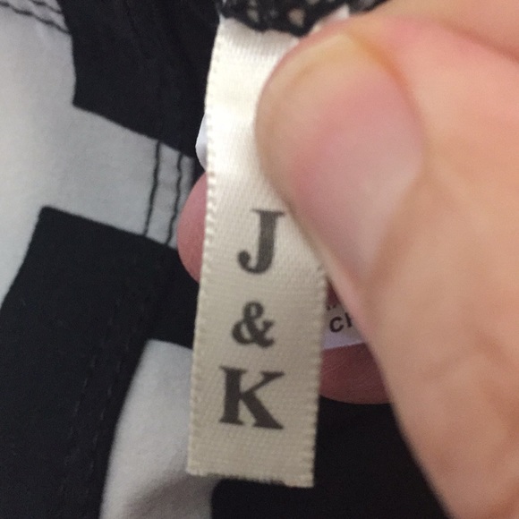 New With Tags J & K Cross Leggings Poly/Spandex - Picture 3 of 5